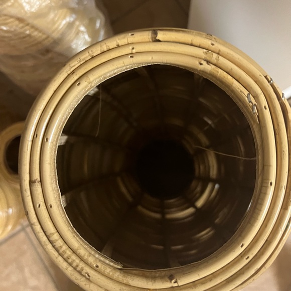 LARGEST 31”  BOGO the second is  50%off Indonesian rattan natural vase - Picture 4 of 5